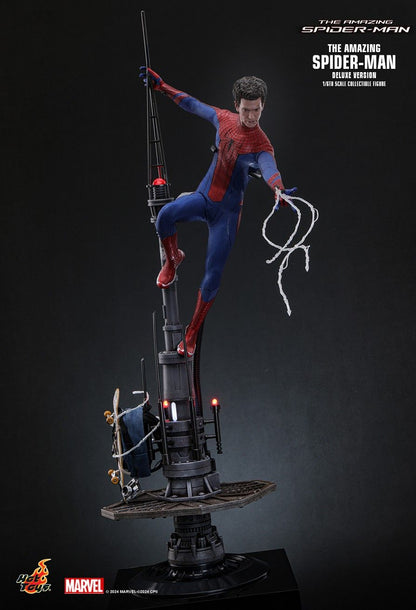 HOT TOYS AMAZING SPIDERMAN 2012 SPIDERMAN 2.0 DELUXE SPECIAL EDITION MMS772B