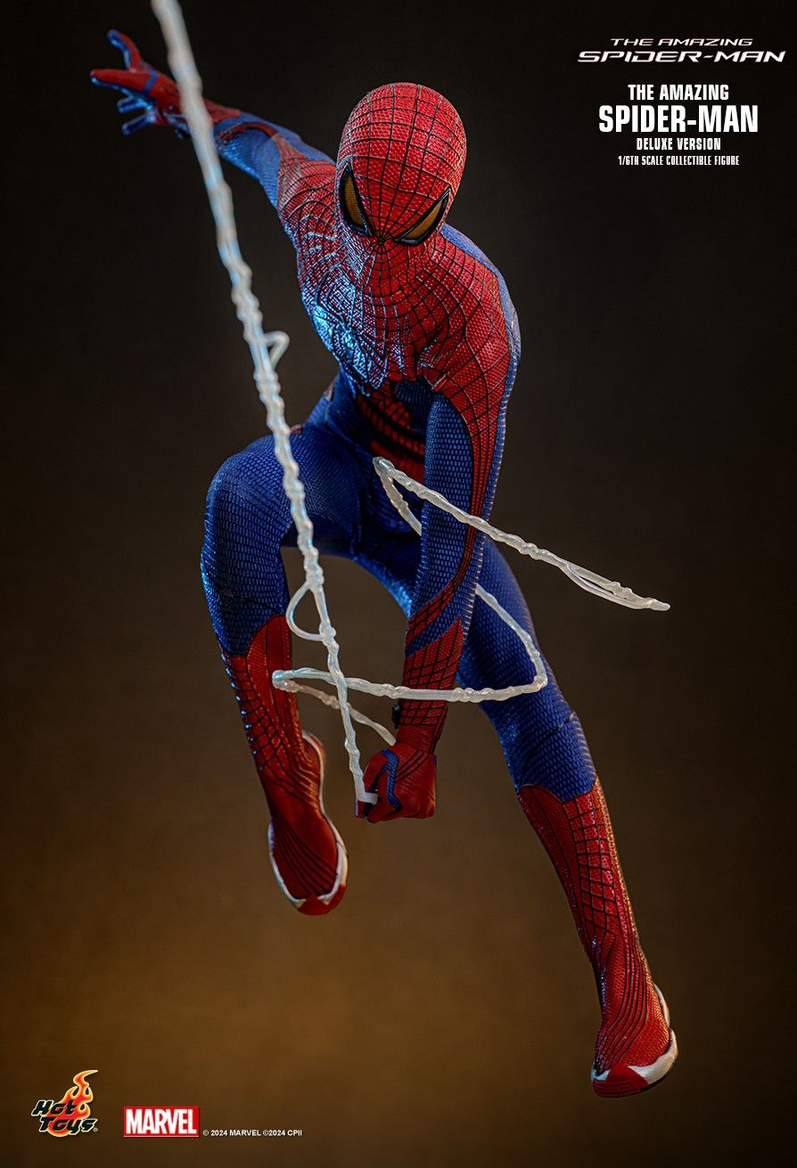 HOT TOYS AMAZING SPIDERMAN 2012 SPIDERMAN 2.0 DELUXE SPECIAL EDITION MMS772B