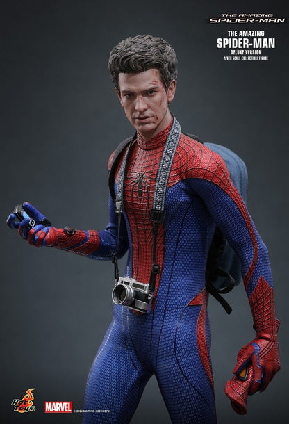 HOT TOYS AMAZING SPIDERMAN 2012 SPIDERMAN 2.0 DELUXE SPECIAL EDITION MMS772B