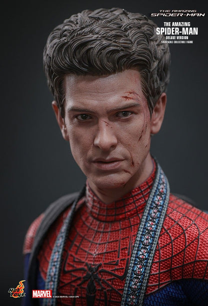 HOT TOYS AMAZING SPIDERMAN 2012 SPIDERMAN 2.0 DELUXE SPECIAL EDITION MMS772B