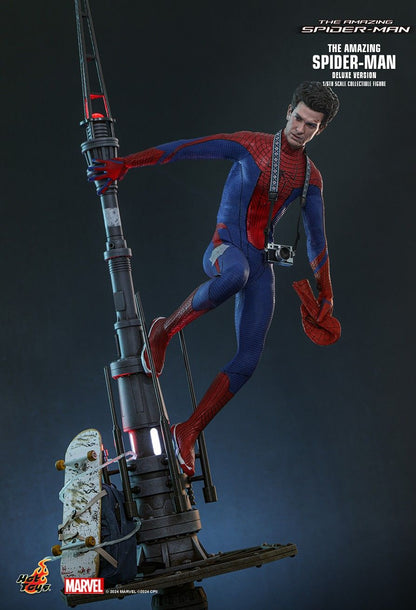 HOT TOYS AMAZING SPIDERMAN 2012 SPIDERMAN 2.0 DELUXE SPECIAL EDITION MMS772B