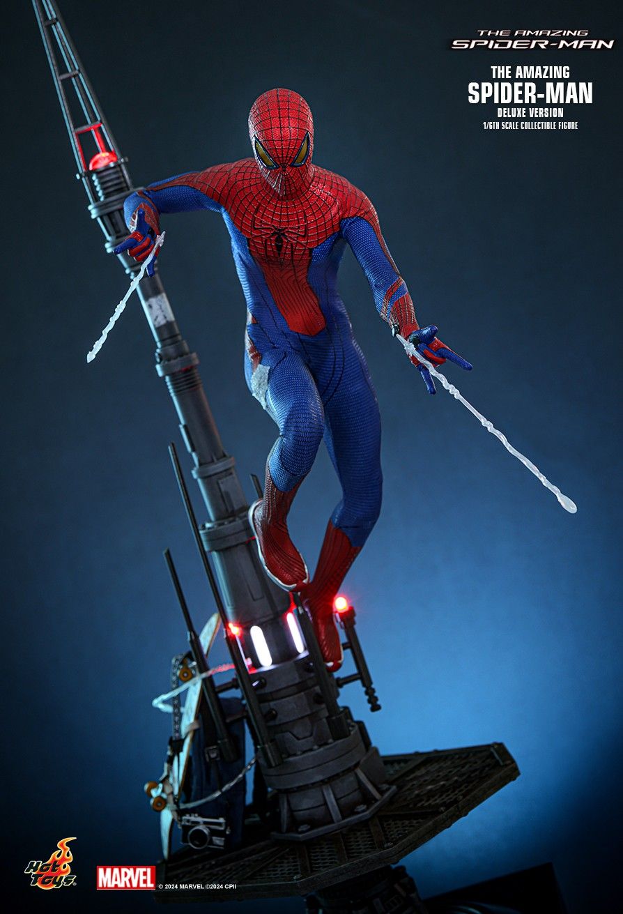 HOT TOYS AMAZING SPIDERMAN 2012 SPIDERMAN 2.0 DELUXE SPECIAL EDITION MMS772B