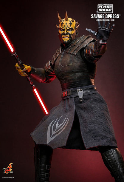 HOT TOYS STAR WARS THE CLONE WARS SAVAGE OPRESS TMS136