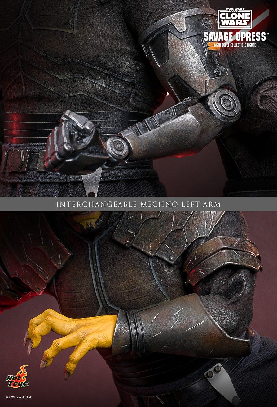 HOT TOYS STAR WARS THE CLONE WARS SAVAGE OPRESS TMS136