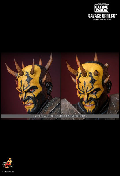 HOT TOYS STAR WARS THE CLONE WARS SAVAGE OPRESS TMS136