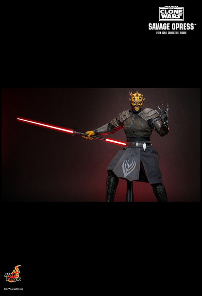 HOT TOYS STAR WARS THE CLONE WARS SAVAGE OPRESS TMS136
