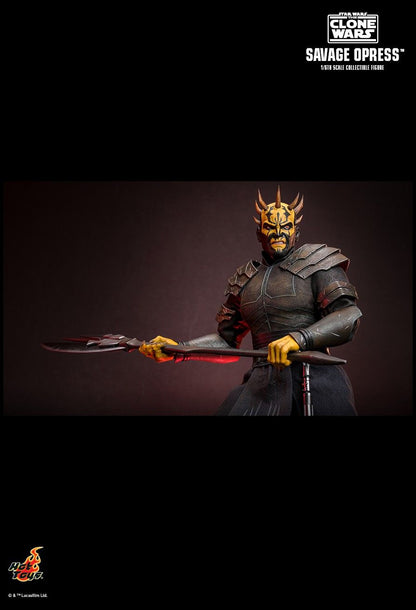 HOT TOYS STAR WARS THE CLONE WARS SAVAGE OPRESS TMS136