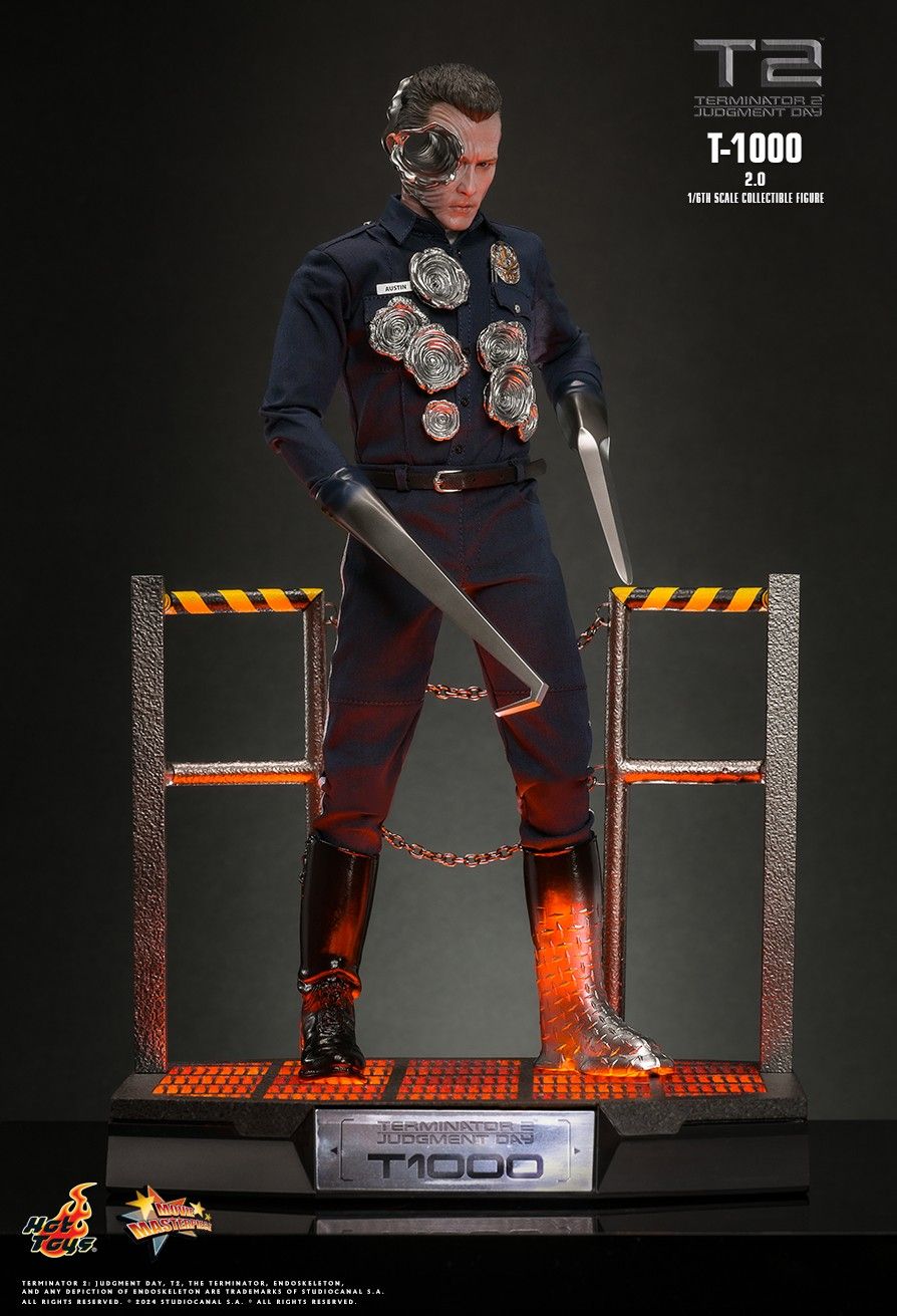 HOT TOYS TERMINATOR 2 JUDGMENT DAY T-1000 2.0 MM774