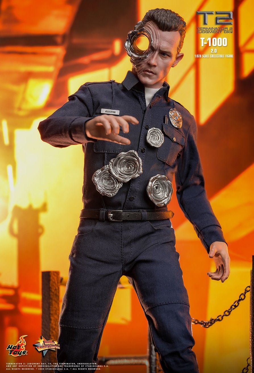 HOT TOYS TERMINATOR 2 JUDGMENT DAY T-1000 2.0 MM774