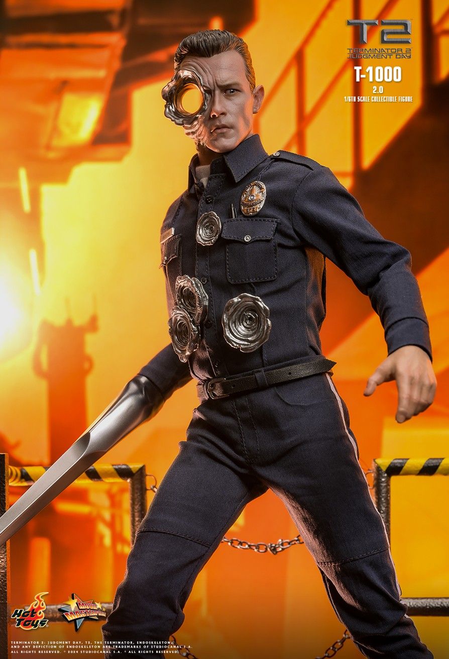 HOT TOYS TERMINATOR 2 JUDGMENT DAY T-1000 2.0 MM774