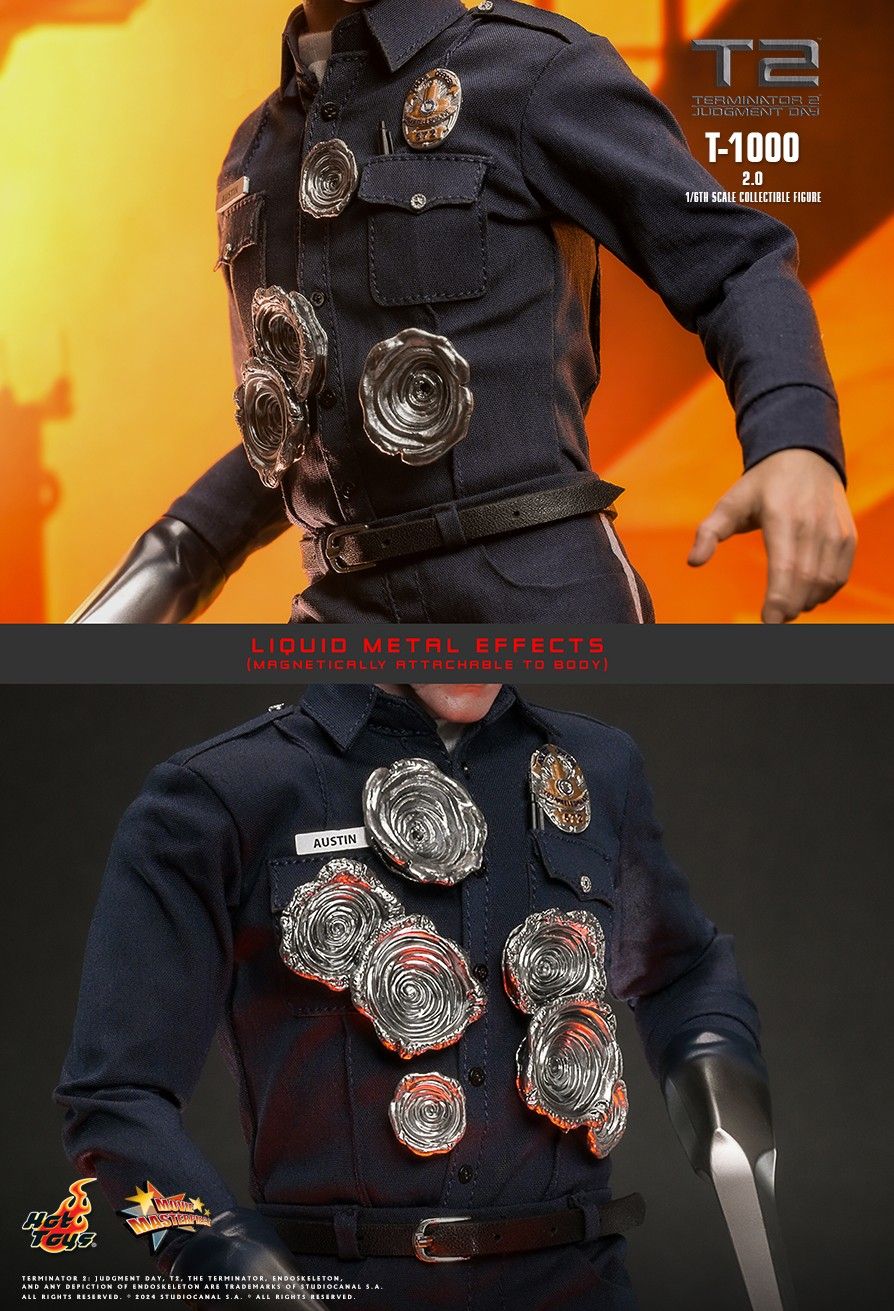 HOT TOYS TERMINATOR 2 JUDGMENT DAY T-1000 2.0 MM774