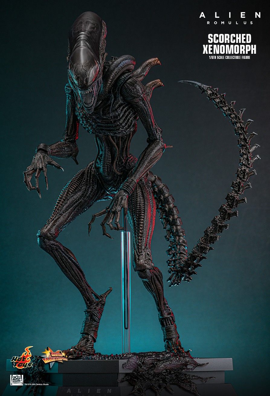 HOT TOYS ALIEN ROMULUS SCORCHED XENOMORPH MMS784