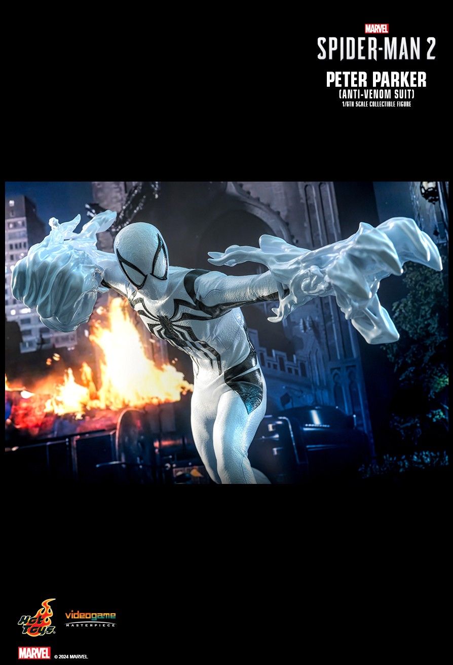 HOT TOYS SPIDERMAN 2 PETER PARKER ANTI-VENOM SUIT VGM69