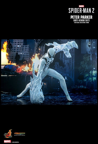 HOT TOYS SPIDERMAN 2 PETER PARKER ANTI-VENOM SUIT VGM69