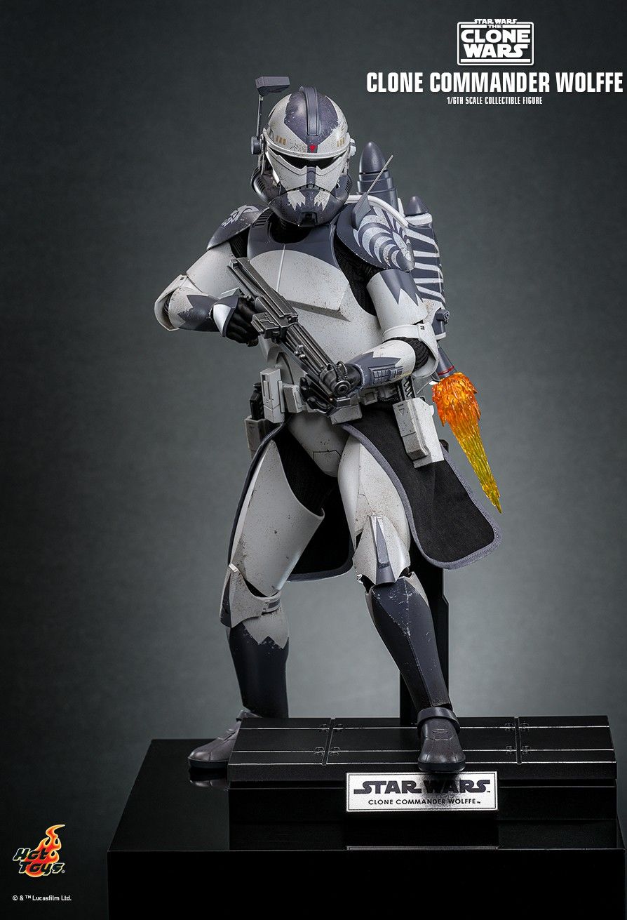 HOT TOYS STAR WARS THE CLONE WARS CLONE COMMANDO WOLFFE TMS141