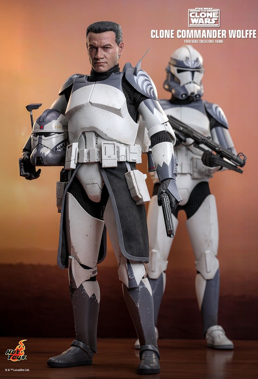 HOT TOYS STAR WARS THE CLONE WARS CLONE COMMANDO WOLFFE TMS141