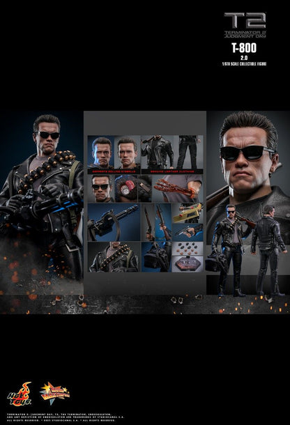 HOT TOY TERMINATOR 2 JUDGEMENT DAY T-800 2.0 MMS795