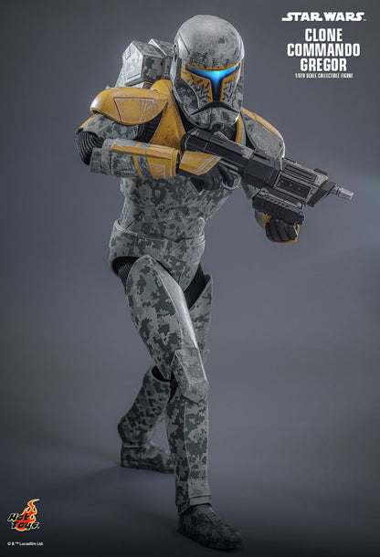 HOT TOYS STAR WARS CLONE WARS CLONE COMMANDO GREGOR TMS155
