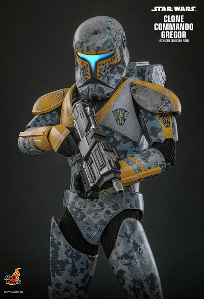 HOT TOYS STAR WARS CLONE WARS CLONE COMMANDO GREGOR TMS155