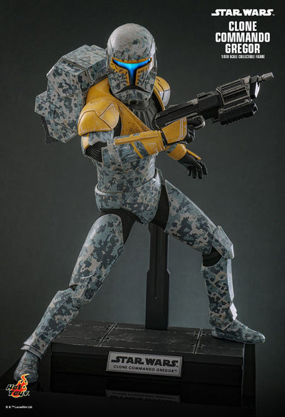 HOT TOYS STAR WARS CLONE WARS CLONE COMMANDO GREGOR TMS155