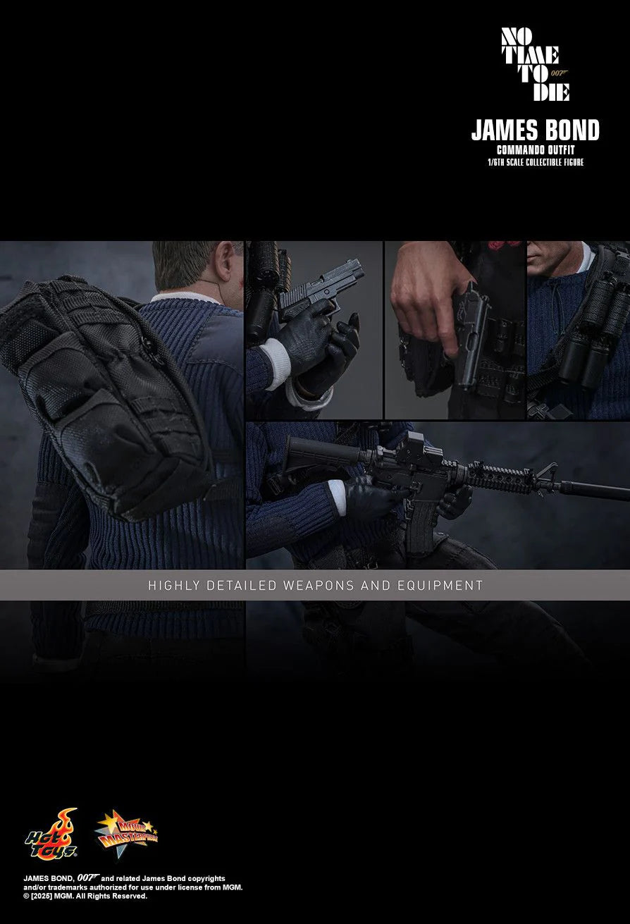 HOT TOYS JAMES BOND 007 NO TIME TO DIE COMMANDO OUTFIT MMS804