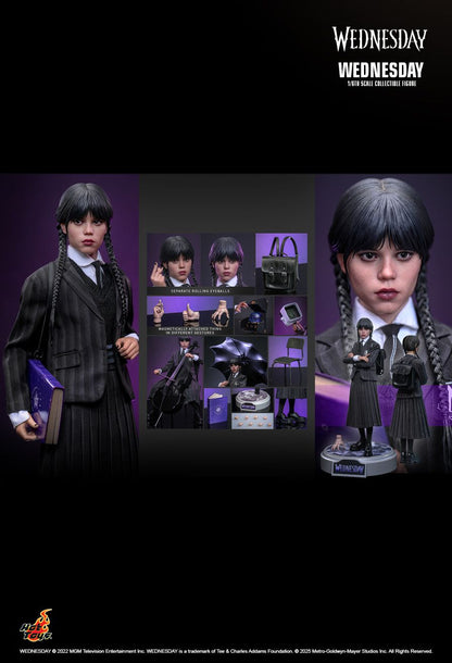 HOT TOYS NETFLIX WEDNESDAY JENNA ORTEGA TMS135