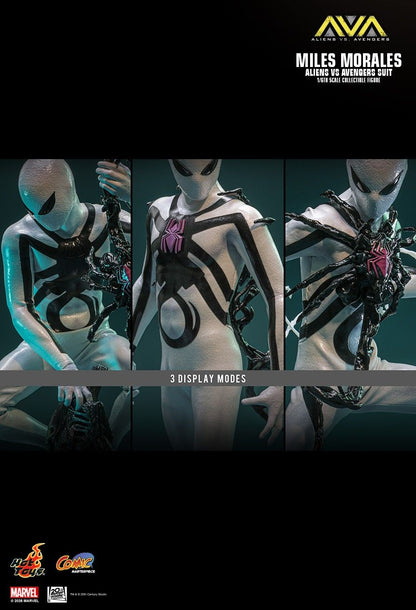 HOT TOYS ALIENS VS AVENGERS MILES MORALES AVA SUIT CMS027