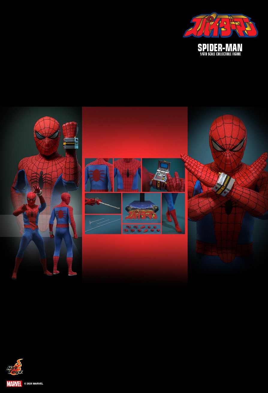 HOT TOYS SPIDERMAN 1978 JAPAN TV EXCLUSIVE TMS164