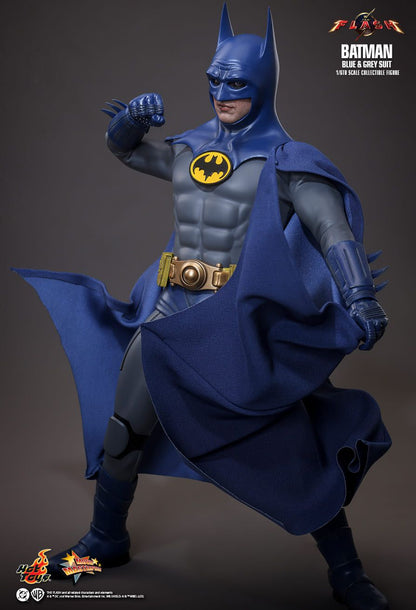 HOT TOYS THE FLASH BATMAN BLUE & GREY SUIT MMS834