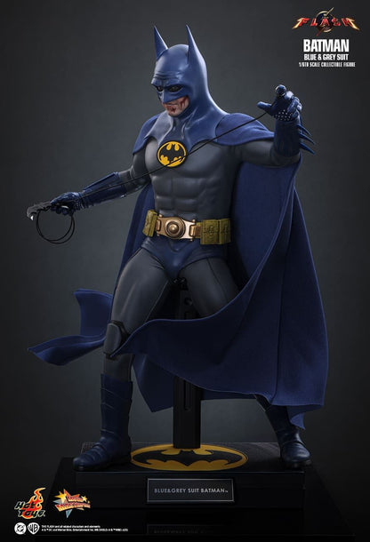 HOT TOYS THE FLASH BATMAN BLUE & GREY SUIT MMS834