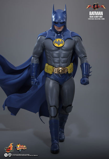 HOT TOYS THE FLASH BATMAN BLUE & GREY SUIT MMS834