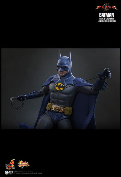 HOT TOYS THE FLASH BATMAN BLUE & GREY SUIT MMS834