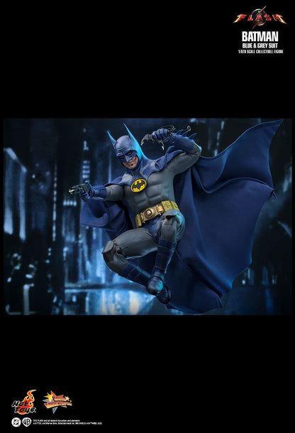 HOT TOYS THE FLASH BATMAN BLUE & GREY SUIT MMS834