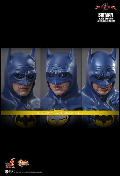 HOT TOYS THE FLASH BATMAN BLUE & GREY SUIT MMS834