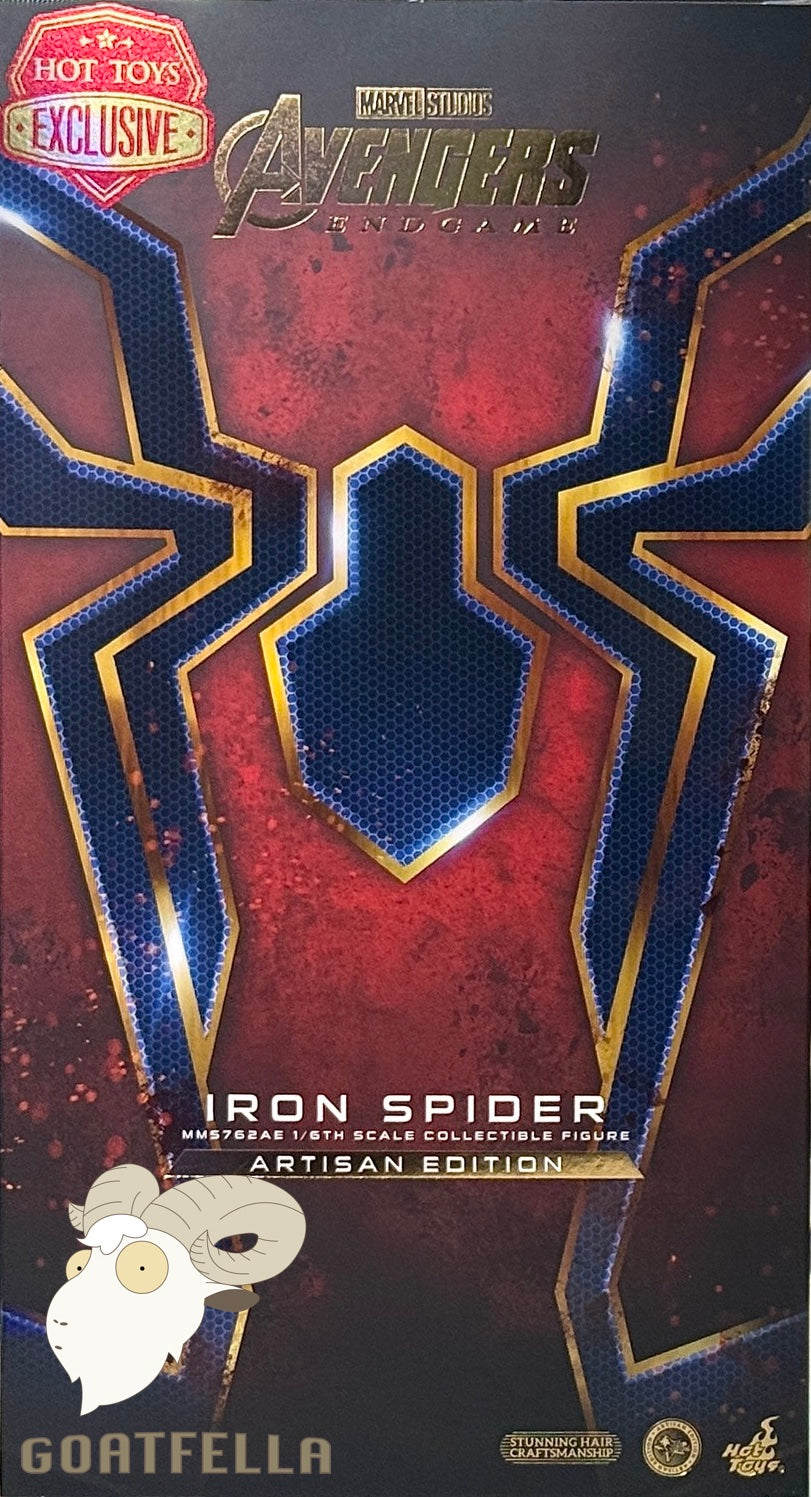 HOT TOYS MARVEL AVENGERS ENDGAME IRON SPIDER ARTISAN MMS762AE