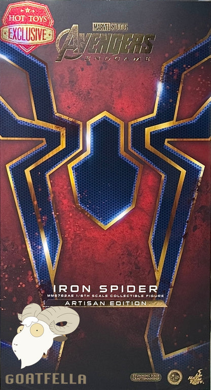 HOT TOYS MARVEL AVENGERS ENDGAME IRON SPIDER ARTISAN MMS762AE