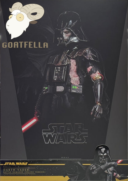 HOT TOYS STAR WARS DARTH VADER BATTLE DAMAGED DELUXE DX-45