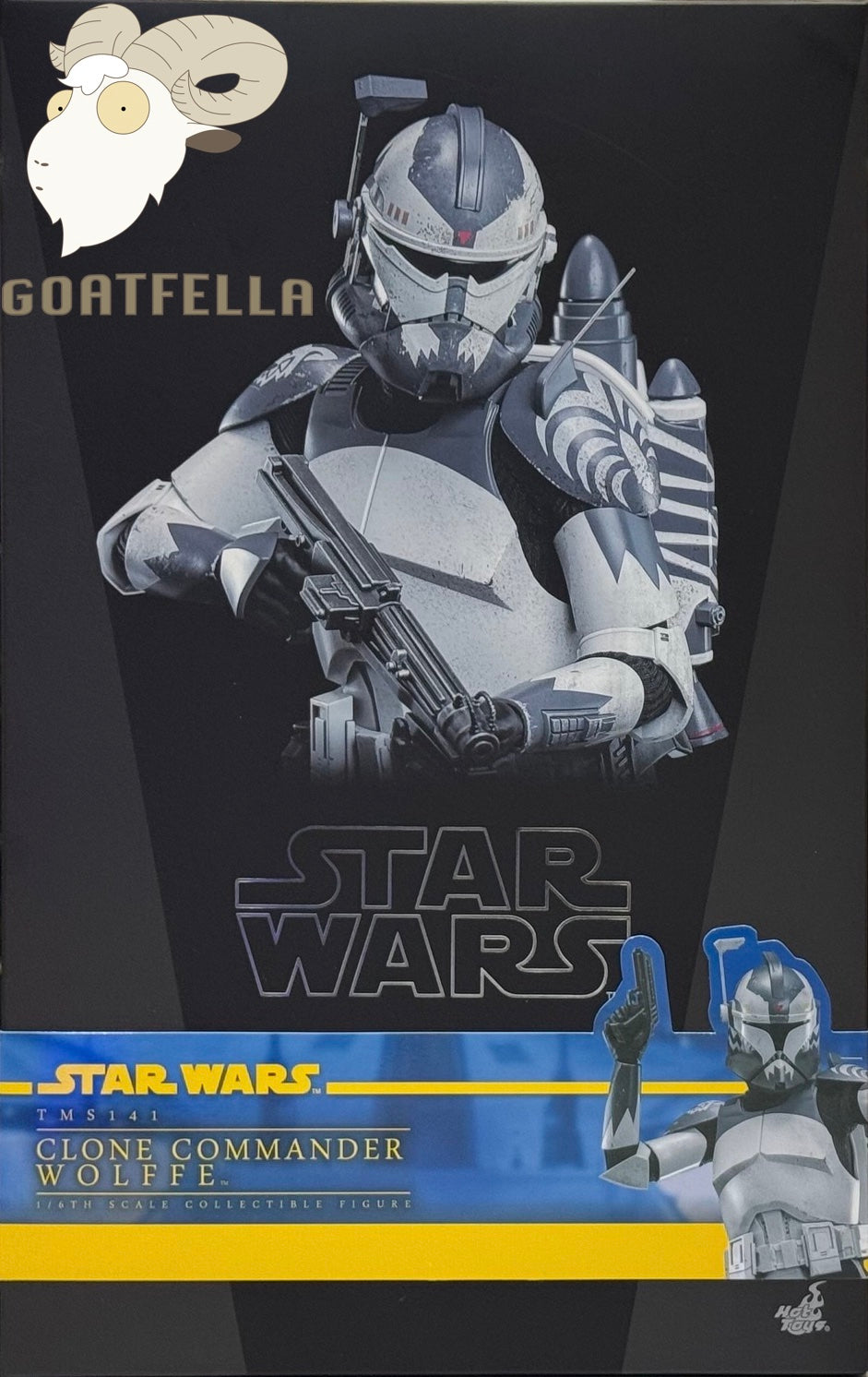 HOT TOYS STAR WARS THE CLONE WARS CLONE COMMANDO WOLFFE TMS141