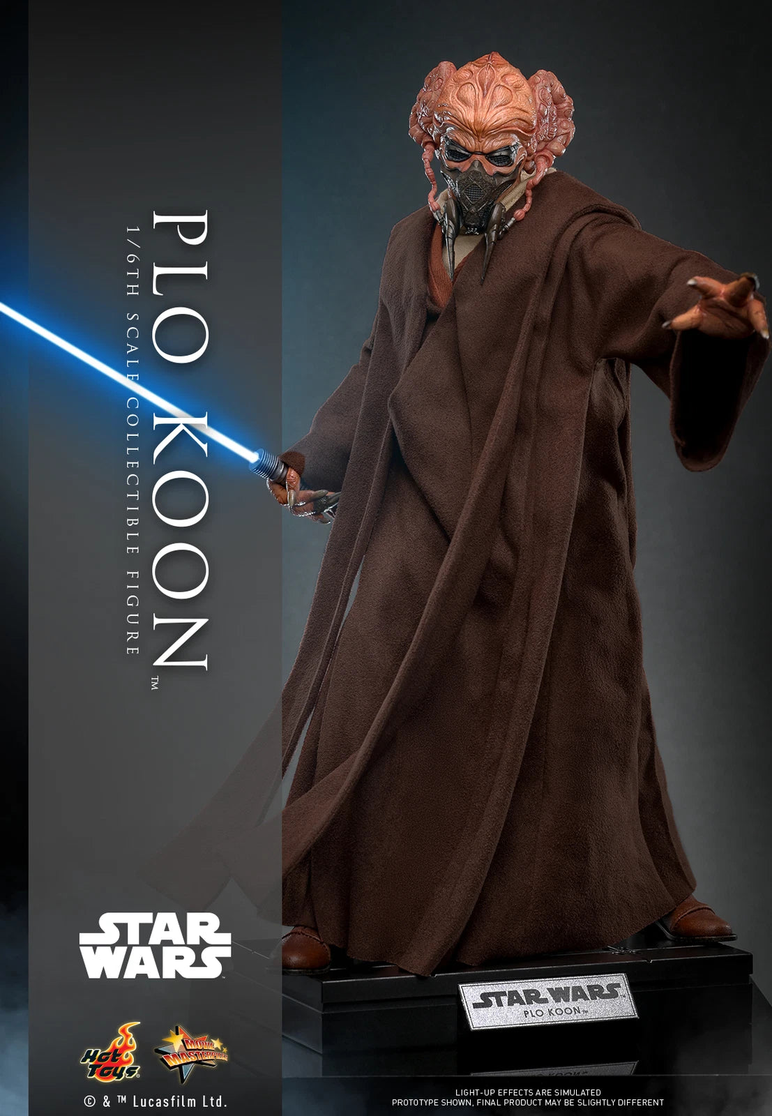 HOT TOYS STAR WARS EPISODE III REVENGE OF THE SITH PLO KOON MMS785