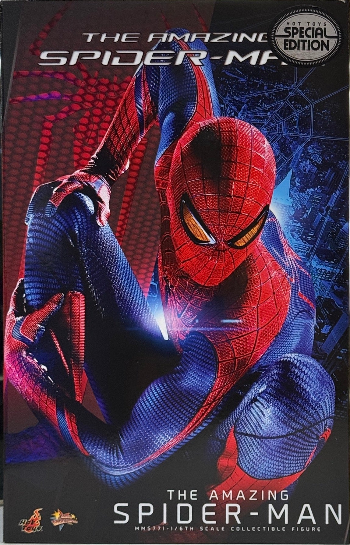 HOT TOYS AMAZING SPIDERMAN 2012 SPIDERMAN 2.0 SPECIAL EDITION MMS771B